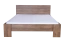 Doppelbett Selun 20, Farbe: Eiche Dunkelbraun - 180 x 200 cm (B x L)