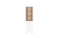 Vitrine Hohgant 09, Farbe: Eiche / Weiß - 209 x 50 x 42 cm (H x B x T)