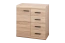 Kommode Gabes 10, Farbe: Eiche Sonoma - 87 x 80 x 42 cm (H x B x T)