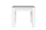 Weißer Couchtisch Eiche Massivholz Pirol 119, 50 x 60 x 60 cm, quadratisch, praktischer kleiner Wohnzimmertisch, robust und stabil, hochwertige Verarbeitung