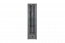 Vitrine Segnas 12, Farbe: Grau - 198 x 50 x 43 cm (H x B x T)