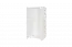 Kleiderschrank 2-türig, Farbe: Weiß 190x80x60 cm