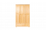 Massivholz-Kleiderschrank, Farbe: Natur 190x120x60 cm