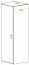 Moderner Hängeschrank Kongsvinger 02, Farbe: Eiche Wotan - Abmessungen: 120 x 30 x 30 cm (H x B x T), mit genügend Stauraum